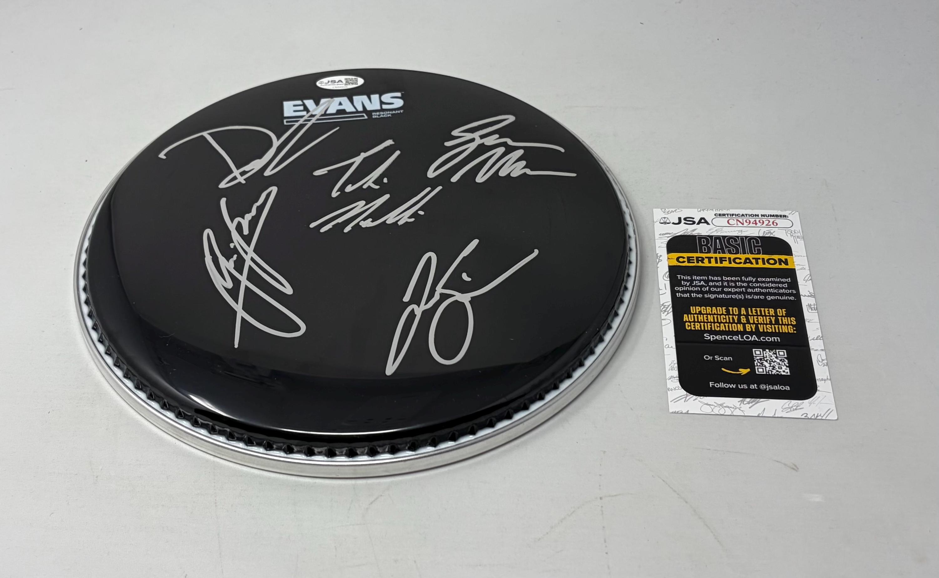Archspire Signed Drumhead JSA COA - Etsy