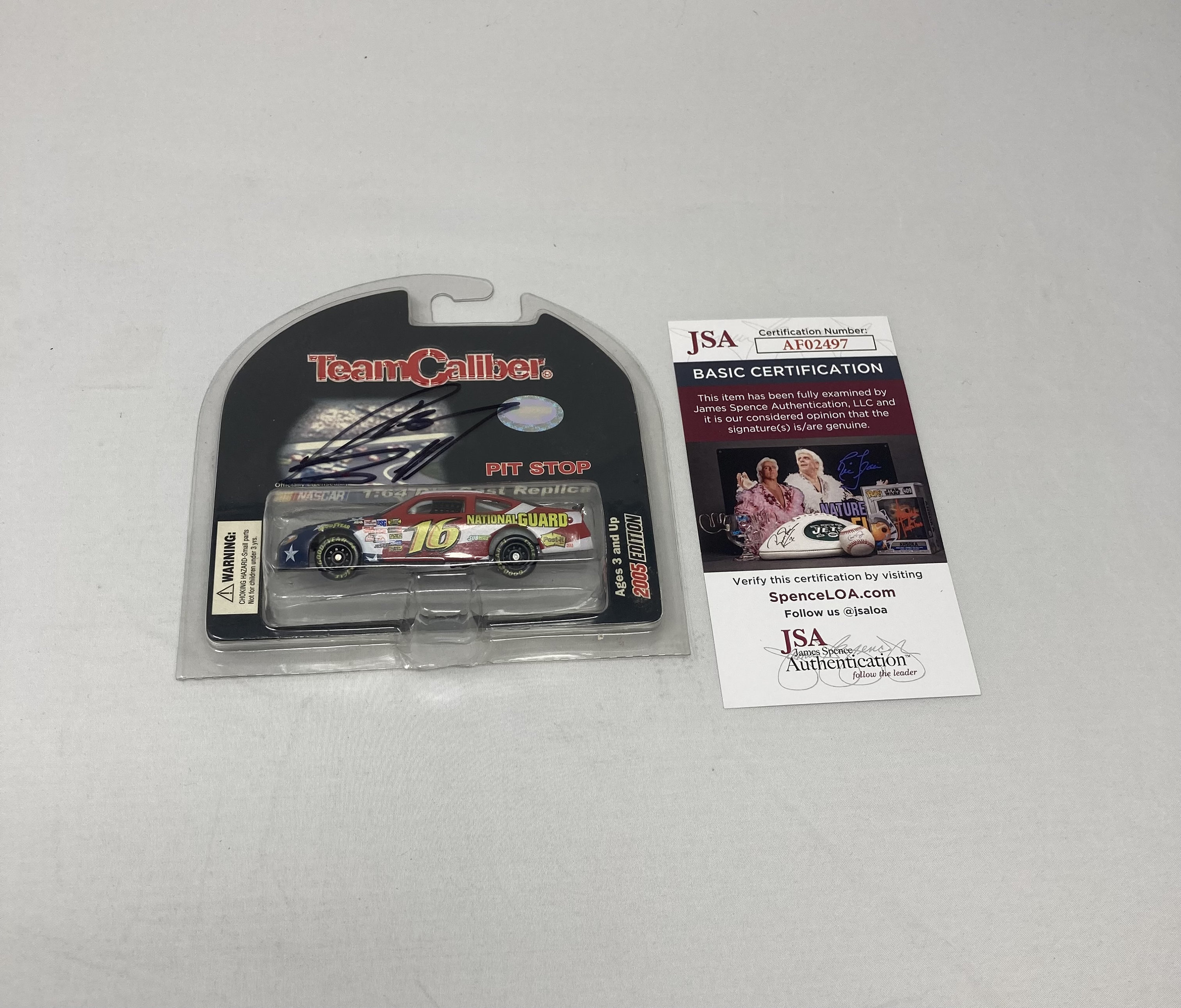 Greg Biffle Signed Nascar 1:64 Die Cast Car Toy JSA COA - Etsy