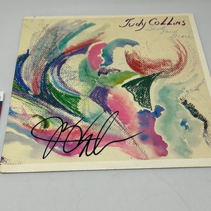 Judy Collins signed Sanity and Grace Album JSA COA