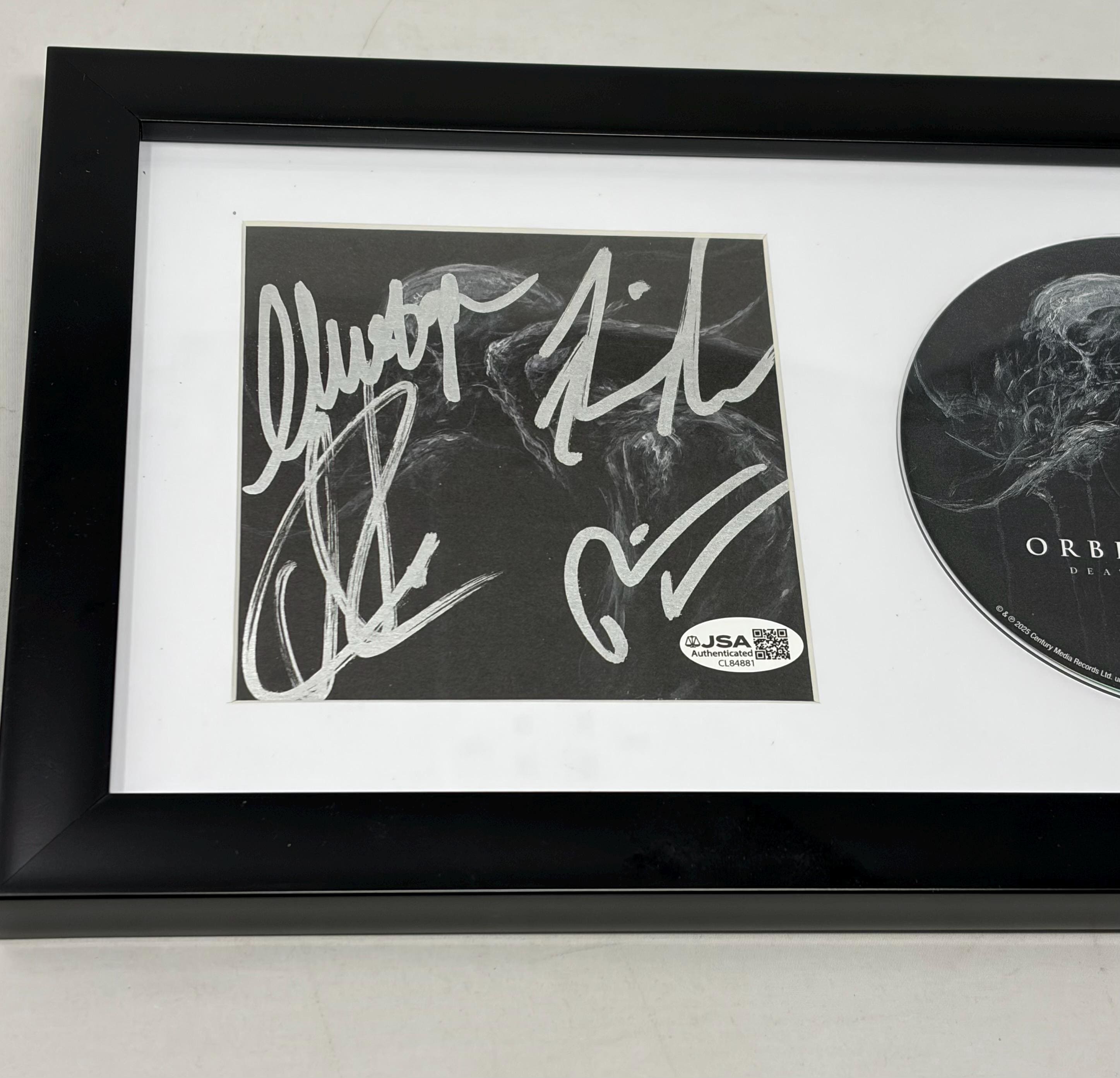 Orbit Culture Signed Death Above Life CD Booklet Framed JSA COA - Etsy