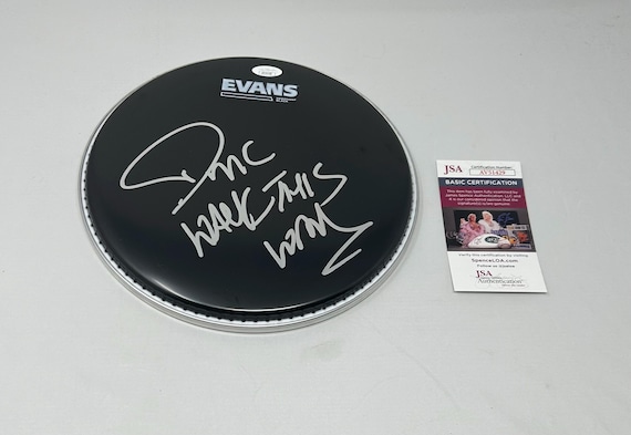 DMC of Run Dmc signed Drumhead JSA COA (Walk This Way)