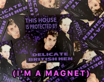 DEPECHE MODE esta casa está protegida por delicados imanes para nevera de hombres británicos