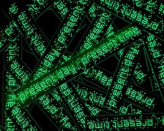 Serial experiments Lain present day present time netrunner neuromancer cyberpunk sticker holographic bumper sticker glow in the dark