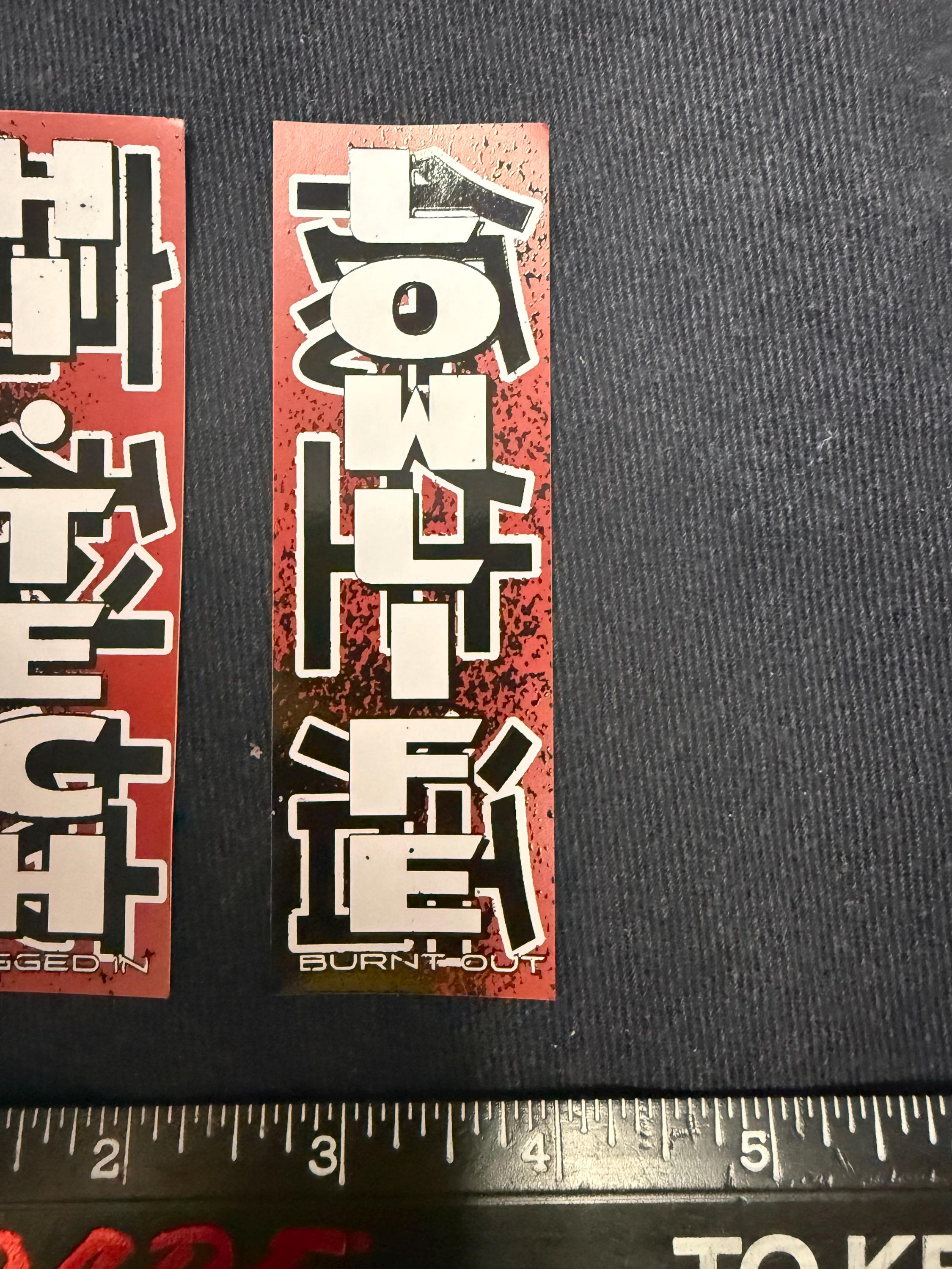 Hi Tech Low Life Cyberpunk Sticker Bumper Sticker Set (red 2 Stickers ...