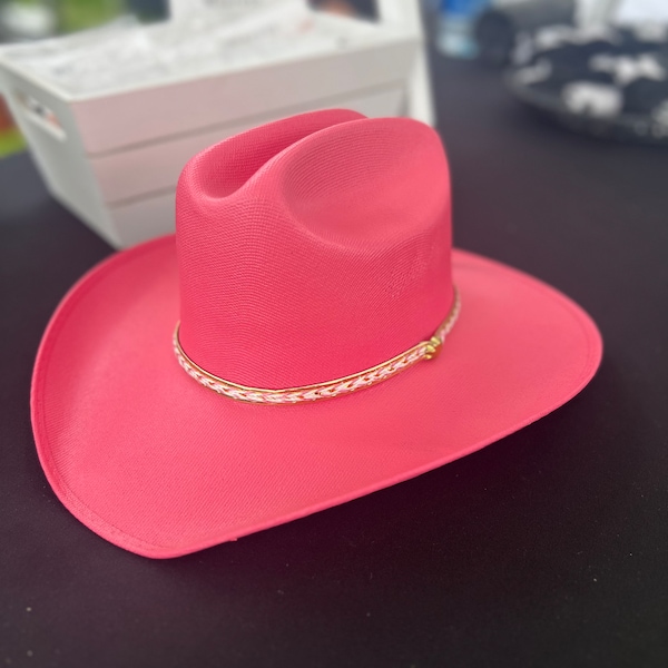 Baby Cowgirl Hat/ Toddler Cowboy Hat/ Pink Hat/ Black Hat/ Hot Pink/ Soft Pink/ Rodeo/ Western Outfit/Disco Cowgirl/ Kids Hats/ Unisex