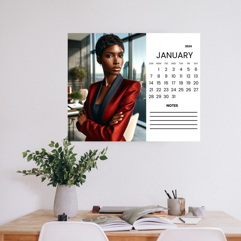 2024 Zodiac Sign Calendar, Digital Monthly Calendar, Zodiac Art