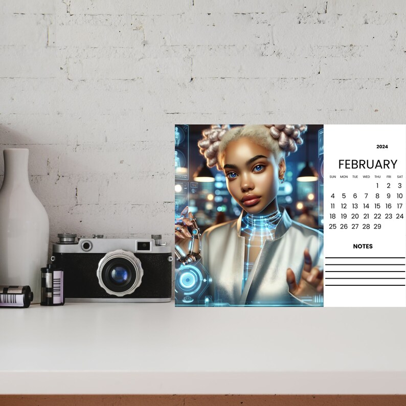 2024 Zodiac Sign Calendar, Digital Monthly Calendar, Zodiac Art