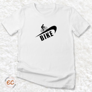 Bike Cycling Parody T-Shirt, Funny Cyclist Mountain Sports Shirt, Cyclist Biking Printed T-Shirt for Adults & Kids, Mountain Bike Tee Shirts