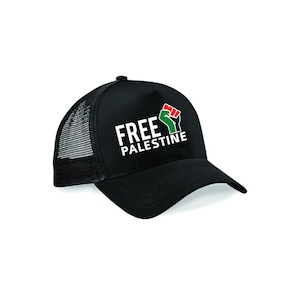 Palestine Baseball Hat, Palestine Caps, Palestine Fist Flag Printed Snapback Dad Cap, Palestine Muslims Hat, Free Shipping UK, Free Printing
