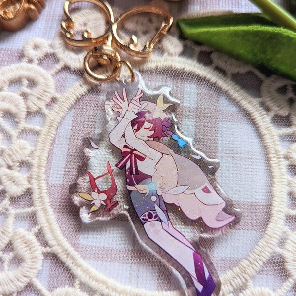 Venti Genshin Impact Acrylic Charm Keychain