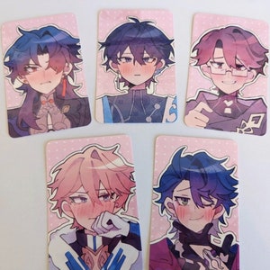 Honkai Star Rail HSR Holographic Photocards (Blade/Dan Heng/Welt/Gepard/Sampo)