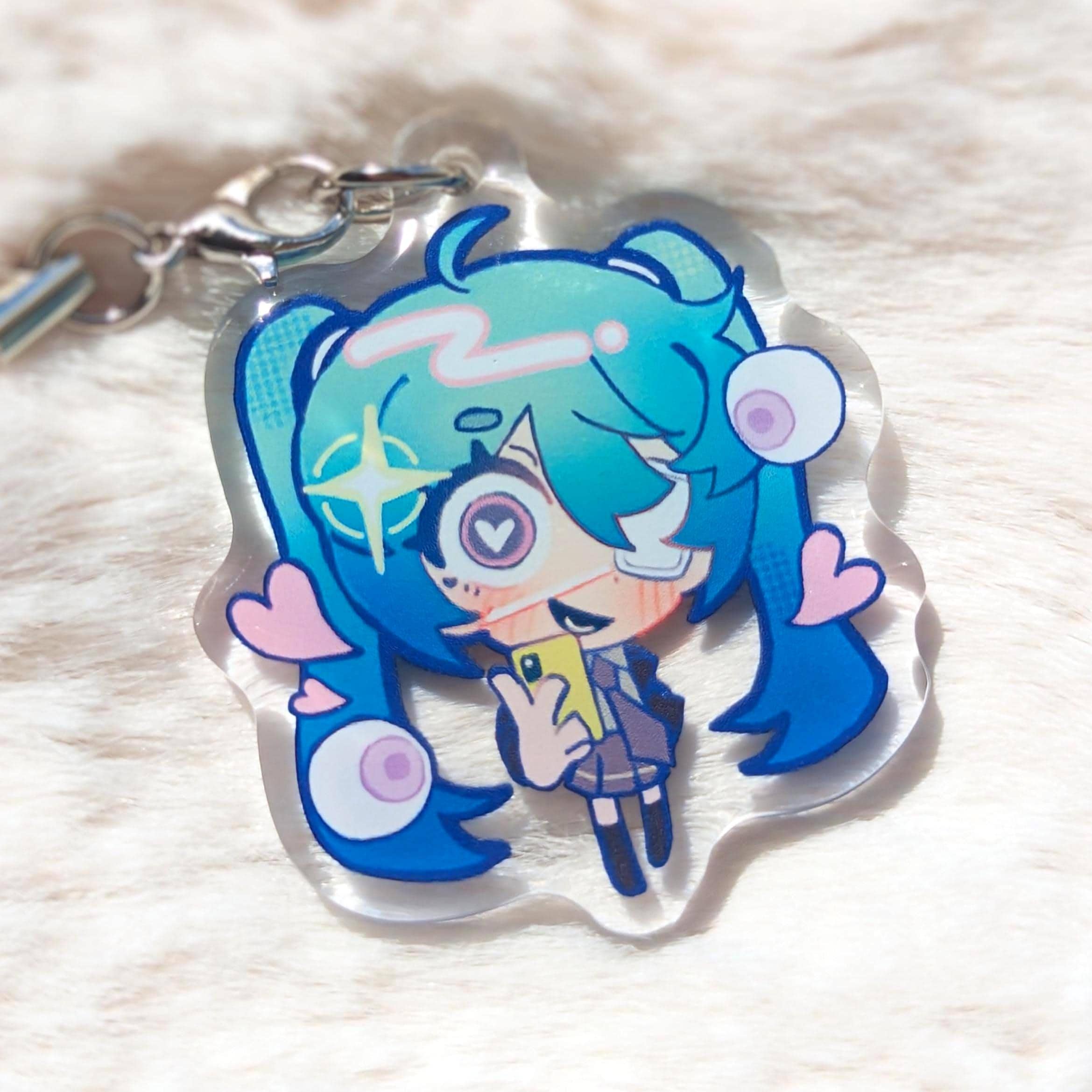 初音ミク ボーカロイド モニタリング DECO*27 携帯チャーム 1.75インチ