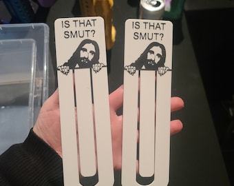Jesus Peeking Is that Smut Book Mark