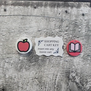 Cadeau de l’enseignant, cadeau, livre, pomme, clé de panier, remplacement de huard.