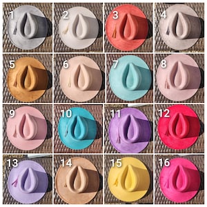 Cappello Fedora in pelle scamosciata vegana, personalizzabile con incisione, vendita all'ingrosso, cappello da cowgirl