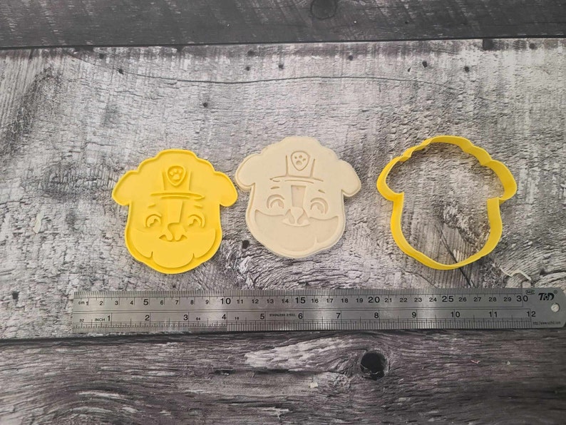 Chase, Skye, Everest, Rocky, Rubble, Tracker, Zuma and Marshall Inspired Cookie Cutters Paw image 2