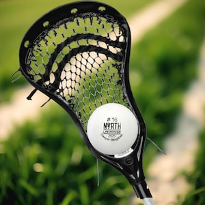 Custom Engraved Lacrosse Ball, paint filled, Lacrosse gift, player gift, MVP award, team memorabilia, Lacrosse team, Lacrosse gift
