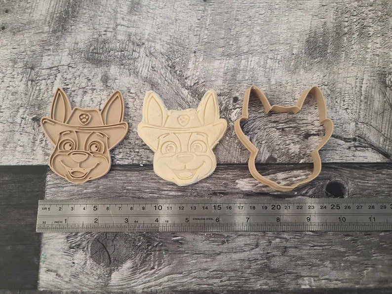 Chase, Skye, Everest, Rocky, Rubble, Tracker, Zuma and Marshall Inspired Cookie Cutters Paw image 3