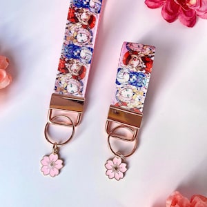 Gaming Genshin Inspired Keychain Wristlet