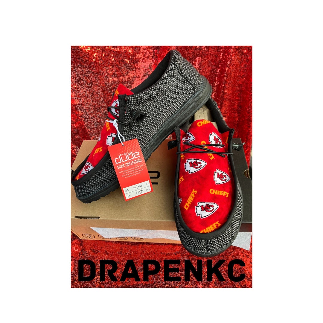 Kansas City Chiefs Hey Dudes - Etsy