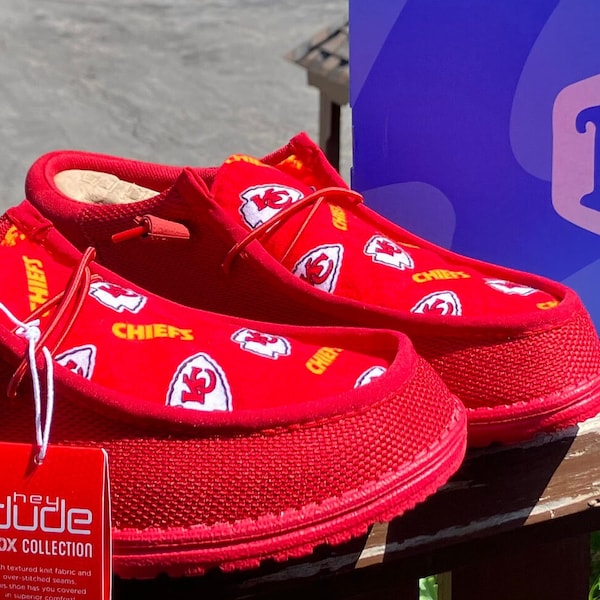 Shop Chiefs Hey Dudes - Etsy