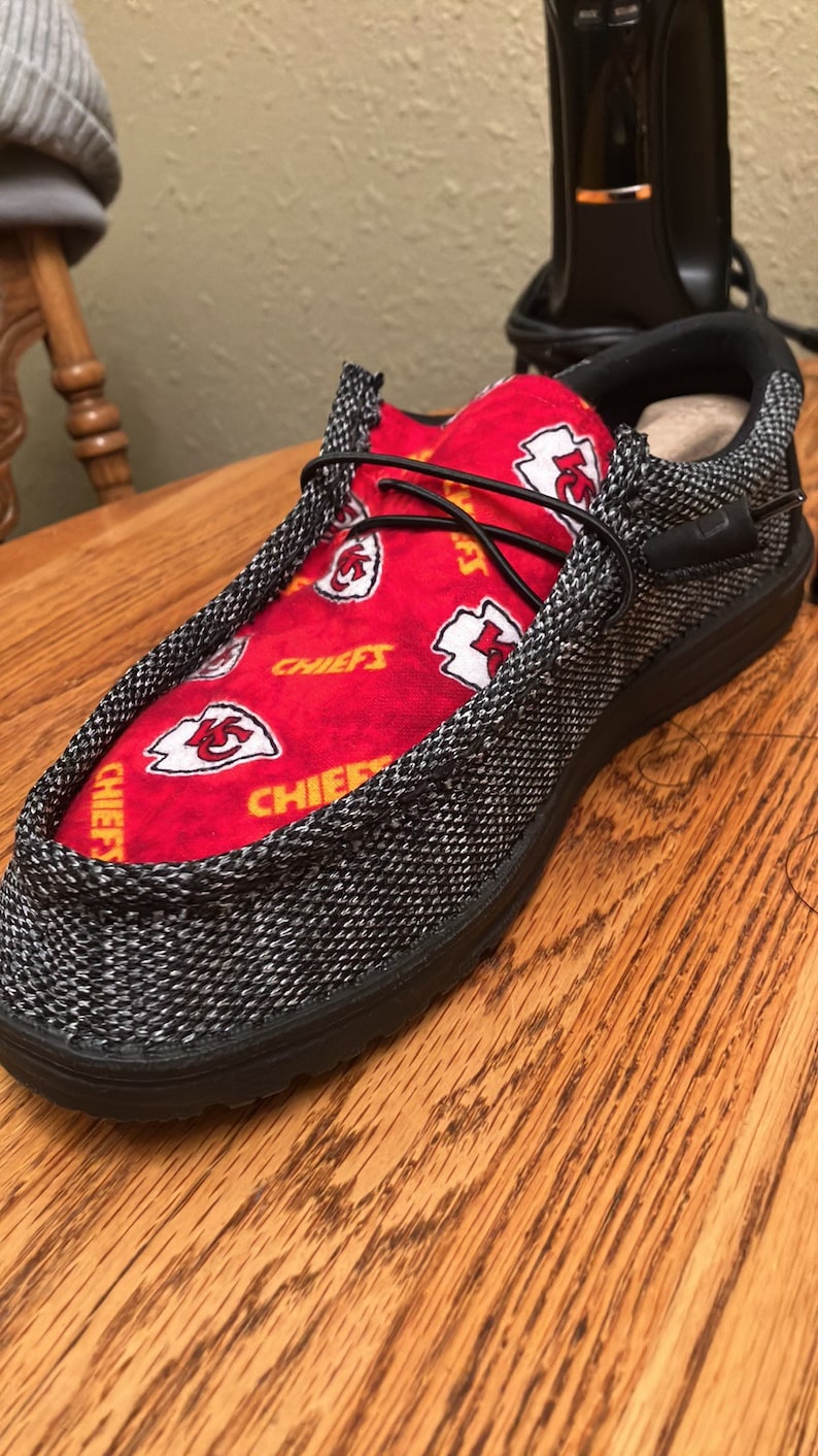 Kansas City Chiefs Hey Dudes - Etsy