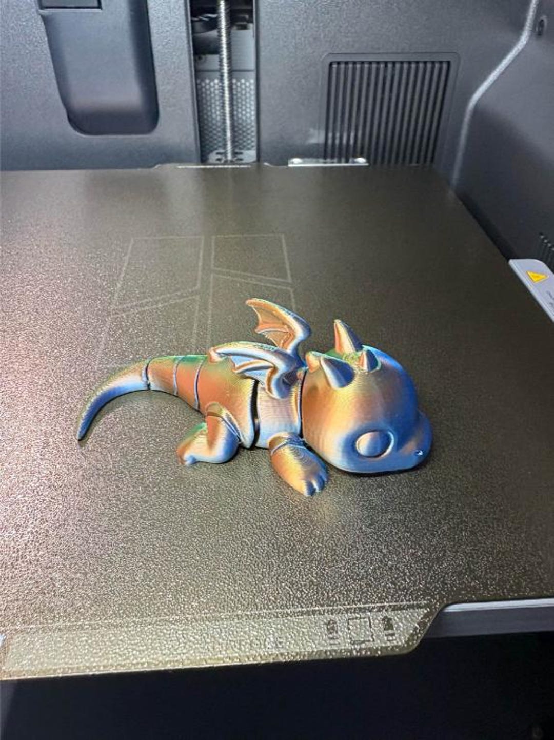 Flexi Baby Dragon STL File, Articulated 3D Printed Dragon, Movable ...