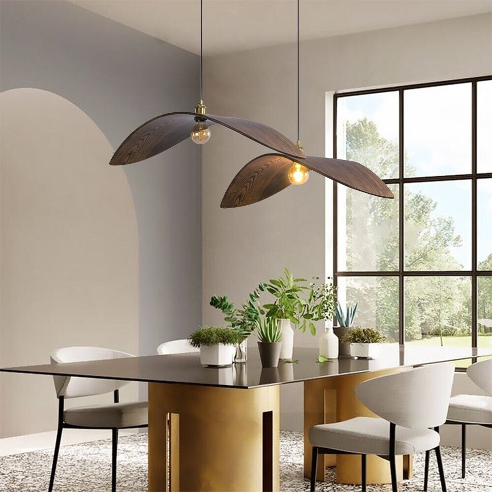 Walnut chandelier on sale