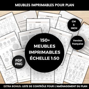 Scale 1 50 Furniture Template Etsy Scale 1 50 Furniture Template Etsy
