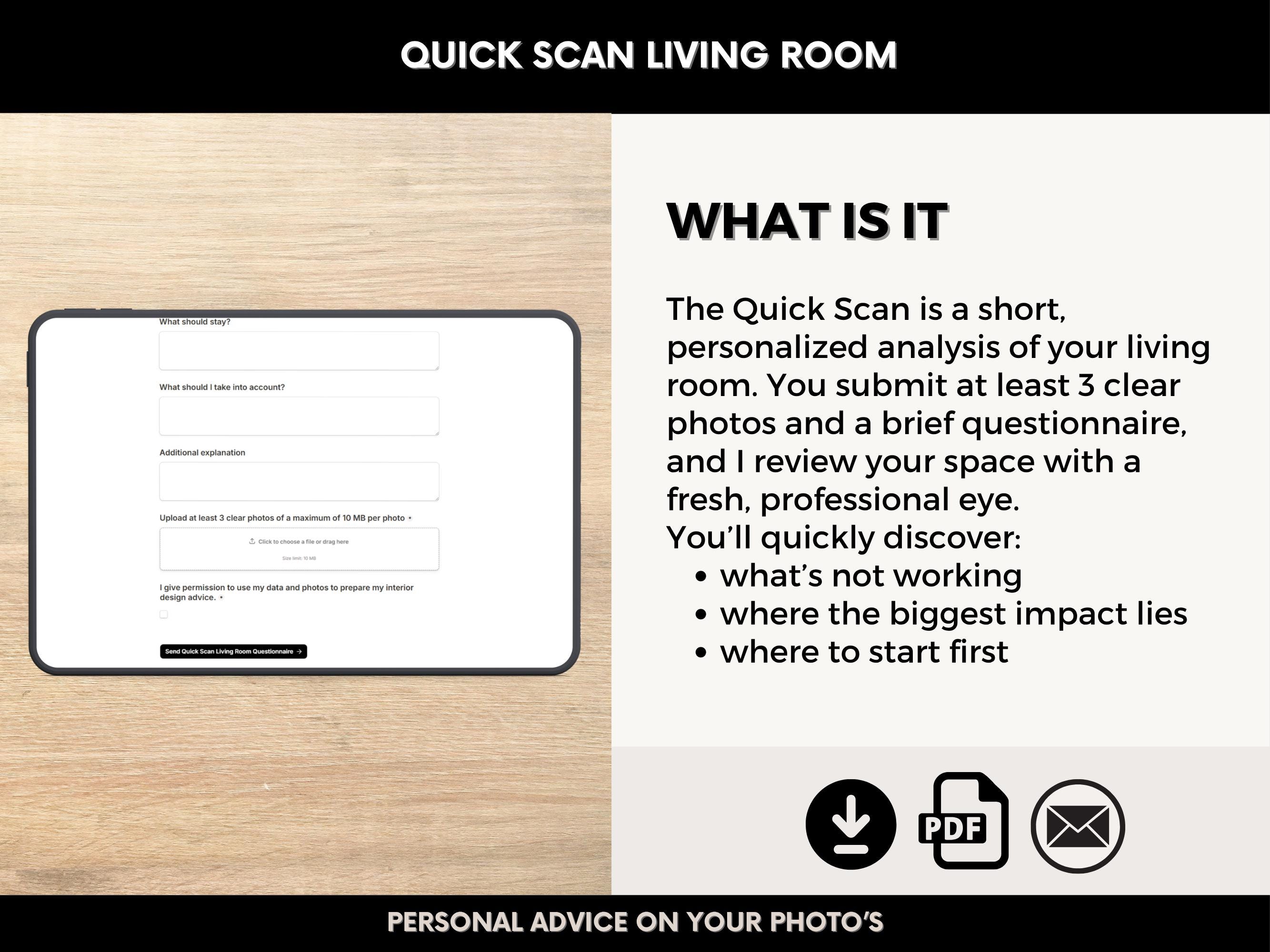 Interior Design Service Living Room Quick Scan, Online Interior Design ...