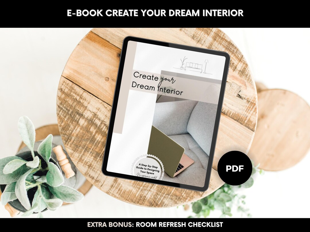 Create a Beautiful Space E-book, DIY Interior Design Guide, Home ...