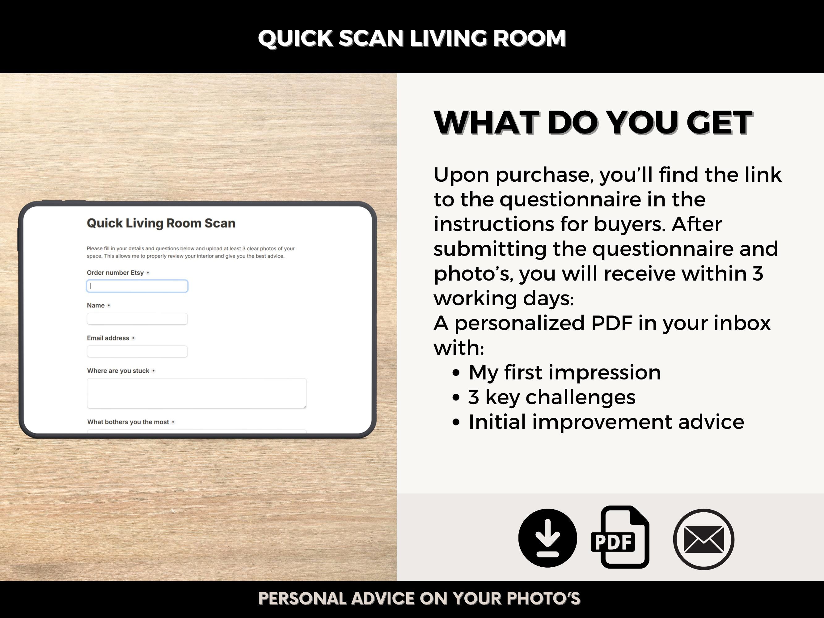 Interior Design Service Living Room Quick Scan, Online Interior Design ...