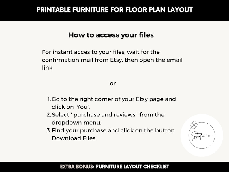 Printable Scale Furniture Templates, Home Design E-book Bundle DIY Room