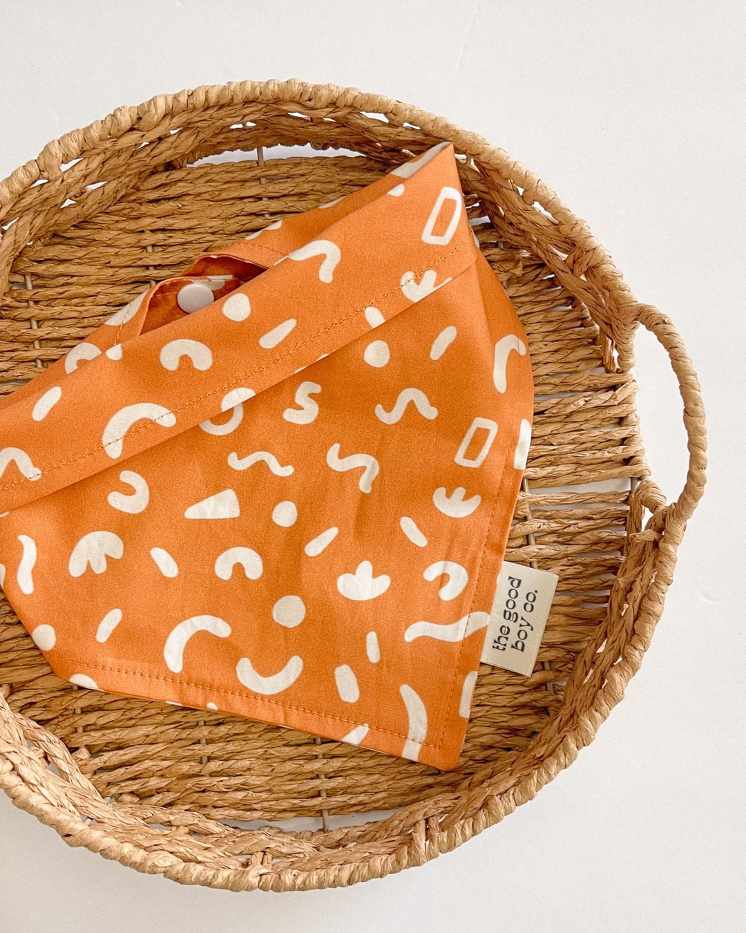 Mustard Confetti Dog Bandana Pet Clothing Boy Dog Bandana Etsy