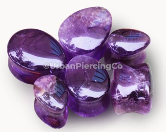 10 Paia/set Tappi Per Le Orecchie In Pietra Organica Tunnel ... - Alibaba