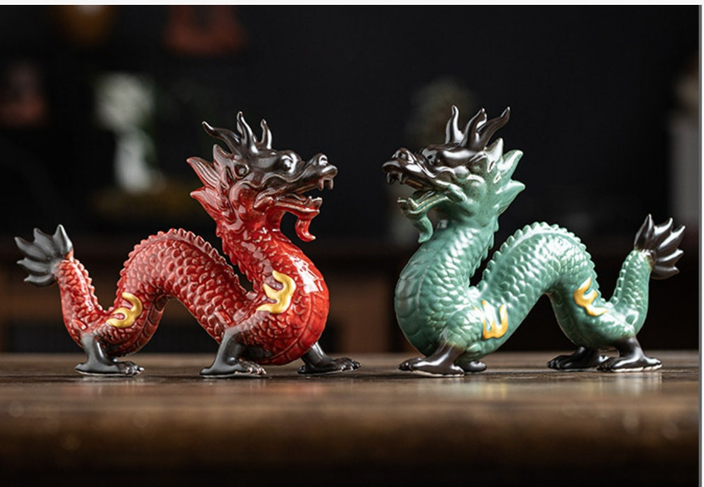 1pc/2pcs/4pcs, Chemin De Table Imprimé Dragon Chinois, Décorations De Table  Dragon, Chemin De Table