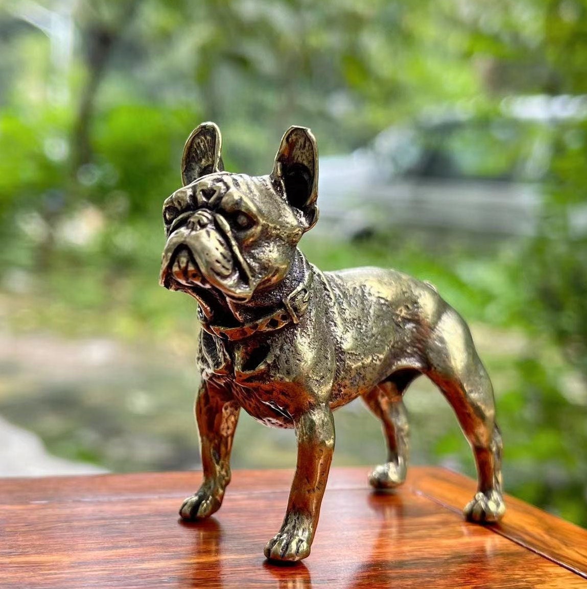 French Bulldog Small Puppy Figurine Dog Sitting Resin Home -  Portugal