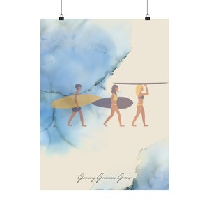 Matte Vertical Poster-Surf Crew