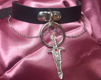 Astarion Dagger Choker, Baldurs Gate 3 Vampire Jewelry. BG3 Cosplay