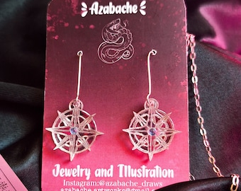Gale Dekarios Earrings: Silver jewelry from Baldur's Gate 3. BG3 Cosplay. Fantasy.