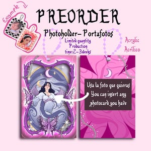 Porte-cartes photo romantique. Porte-clés pour cartes à collectionner. Porte-cartes photo BG3. Porte-clés féerique. Porte-photos Tarot. Papillon