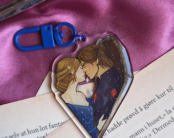 Cassian and Nesta Keychain, Acotar Romantasy Couple