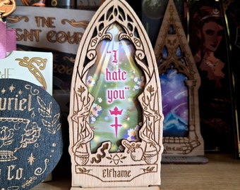 Cruel Prince BookNook: Elfhame Shelf Decor, Cardan and Jude. Romantasy Booktok