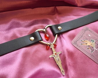 Astarion Choker: BG3 Necklace, Stainless Steel. BG3 Jewelry. Baldur's Cosplay. Vampy. Gothic