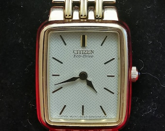 CITIZEN  Eco-Drive SWAROVSKI  ブラウン×シルバー Citizen FE2060-61A Eco-Drive Swarovski® Crystal Accented