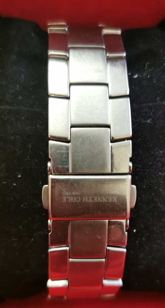 Kenneth Cole New York Orologio Uomo Classico – Quarzo, Cassa In Acciaio Inox IP Oro Rosa, Quadrante Blu, Cinturino In Pelle 42mm - 5