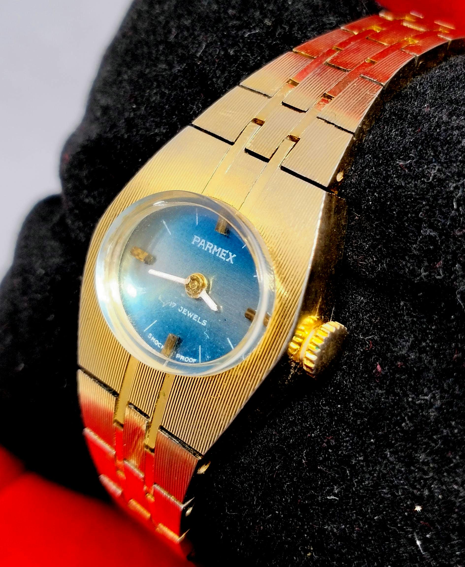 Vintage Strung Beaded Parmex Watch Quartz Necklace The Parmex Watch – Adored Again main image 2