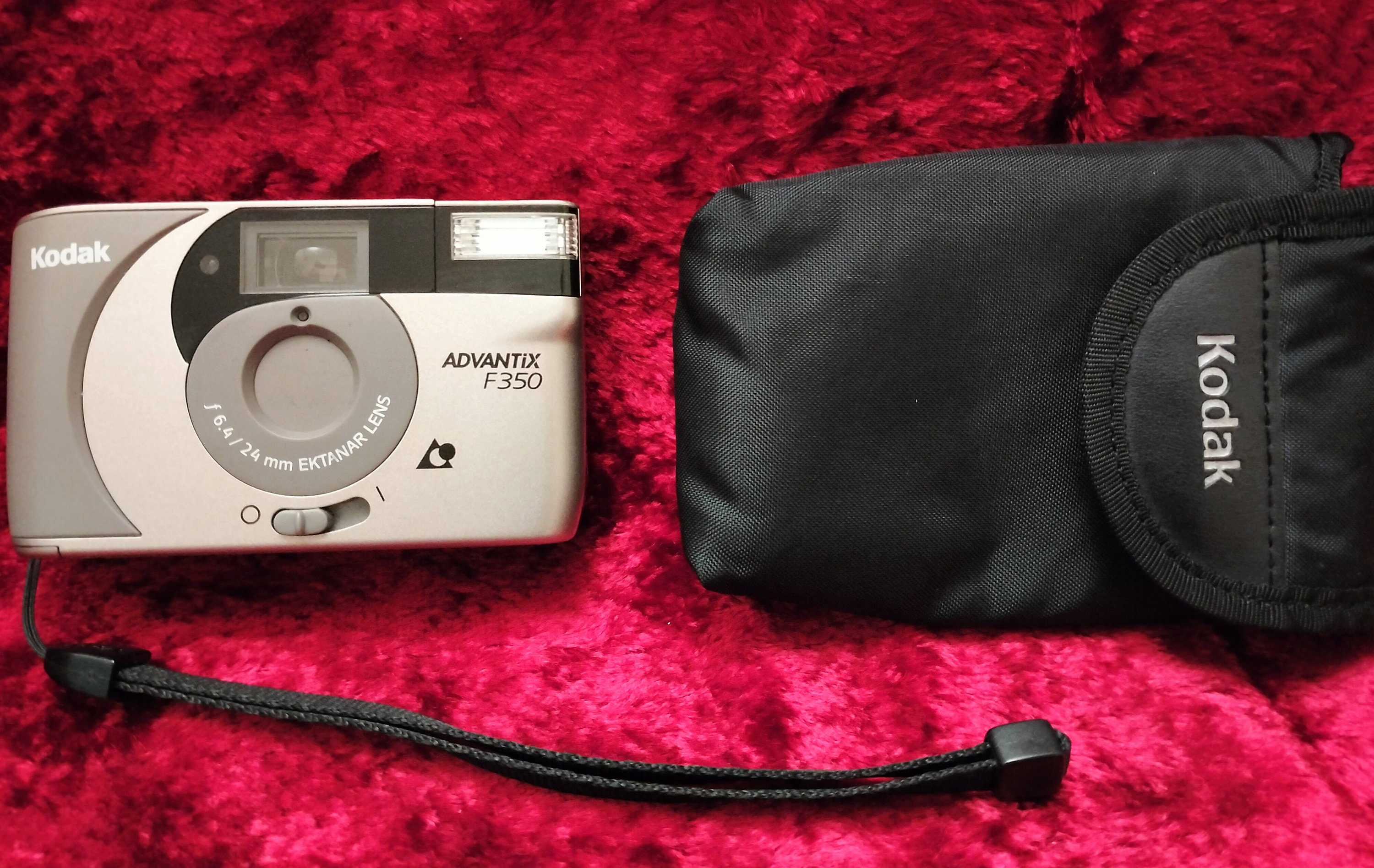 Vintage Kodak Advantix F350 APS Film Camera – 24mm Ektanar Lens