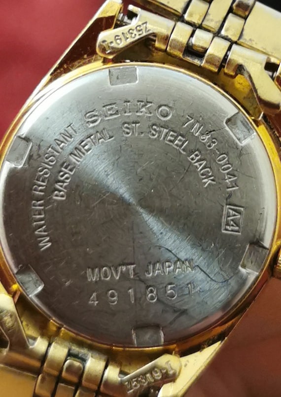 Vintage Seiko 7n83-0041''women Wristwatch - Etsy