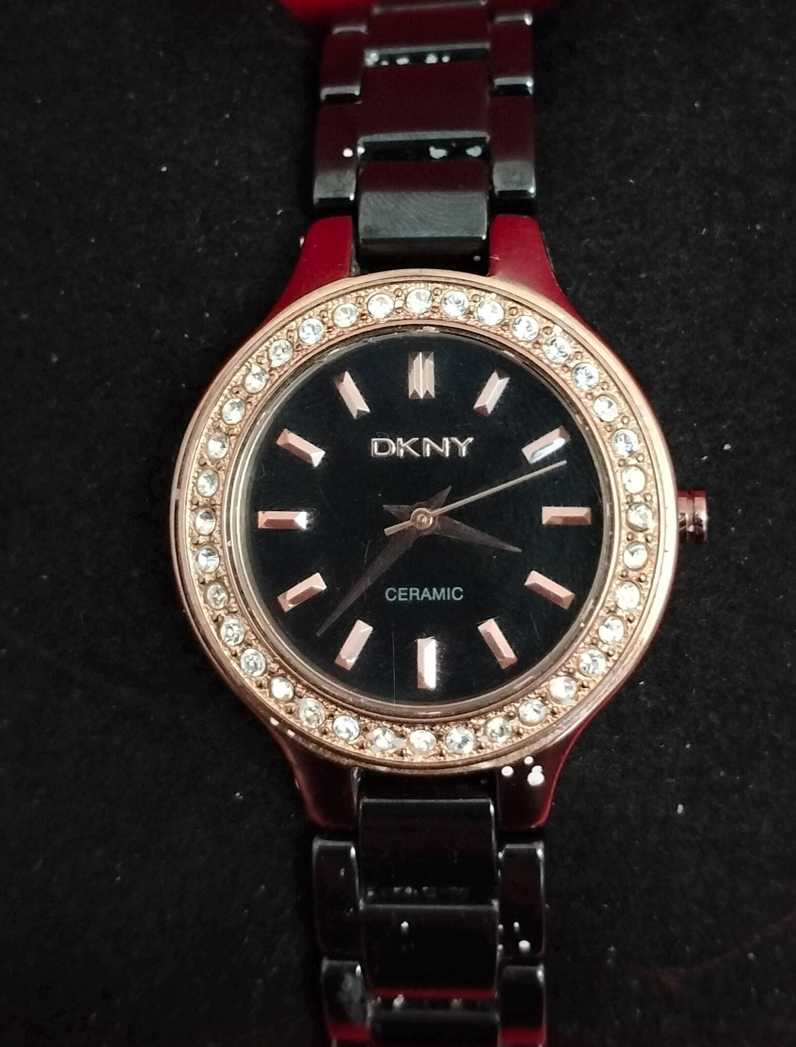 DKNY NY4981 Keramik Damen Armbanduhr Quartz Japan Swarovski Etsy